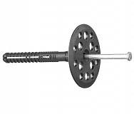 Дюбель IZM 10х90 с металлическим оцинк.гвоздем черный (упак. 1000шт)