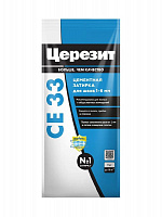 Затирка для узких швов (1-6мм) Церезит (Ceresit) CE 33 Comfort манхеттен №10, 2 кг