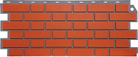 Фасадная панель FineBer серии "Кирпич облицовочный" 1,13х0,463м, керамический