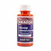 Колер универсальный KRAFOR №7 алый, 450мл 