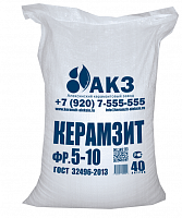 Керамзит 5-10мм, 40л