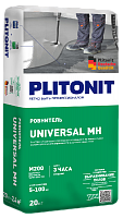 Ровнитель для пола самовыравнивающийся PLITONIT Universal МН быстротвердеющий (5-100мм), 20кг